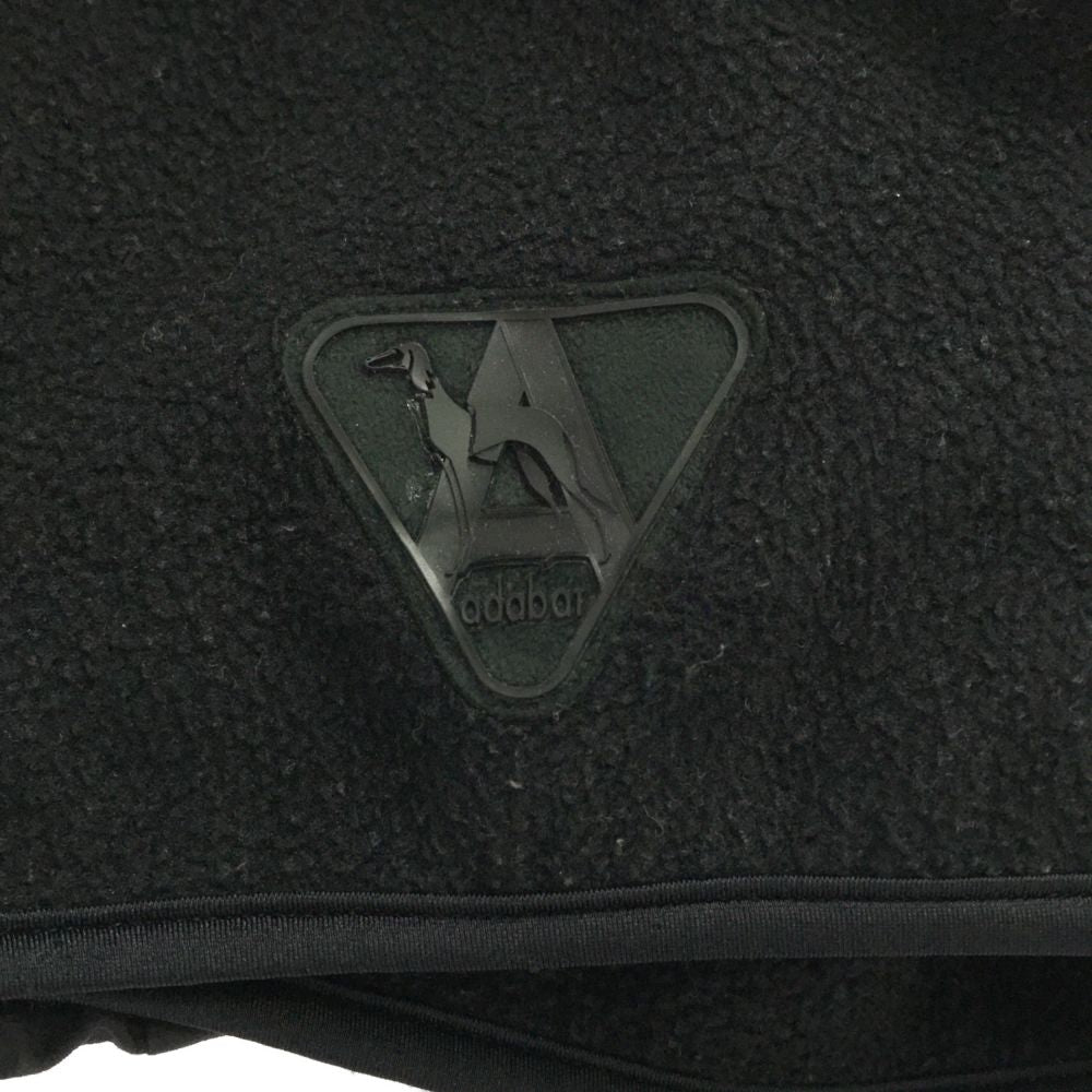 アダバット 日本製 ゴルフ 長袖 ベストライナー付き ジャケット V ブラック adabat メンズ