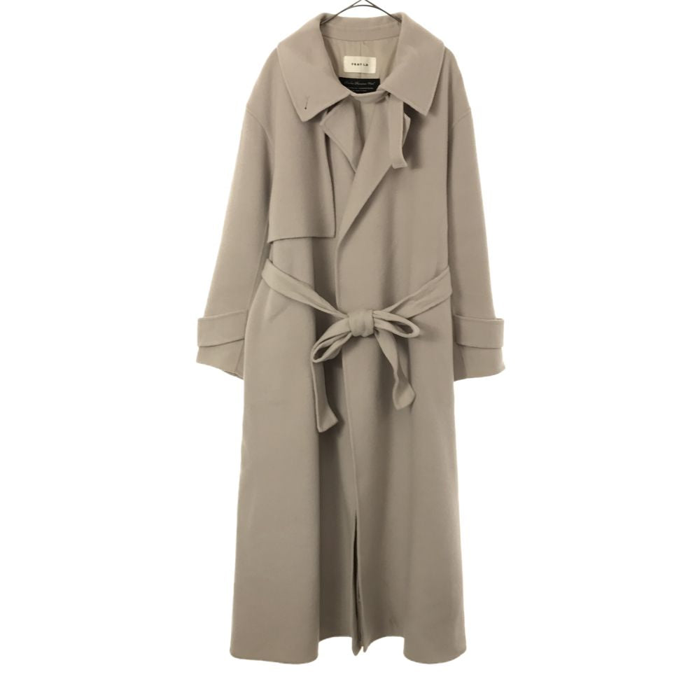 フレイアイディー 日本製 長袖 ウールコート 1 ライトグレー FRAY I.D FWFC224021 レディース