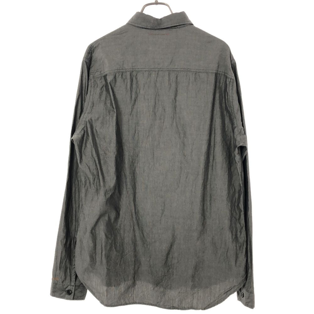 VICTIM ヴィクティム 日本製 長袖 コットンシャツ L グレー系 メンズ