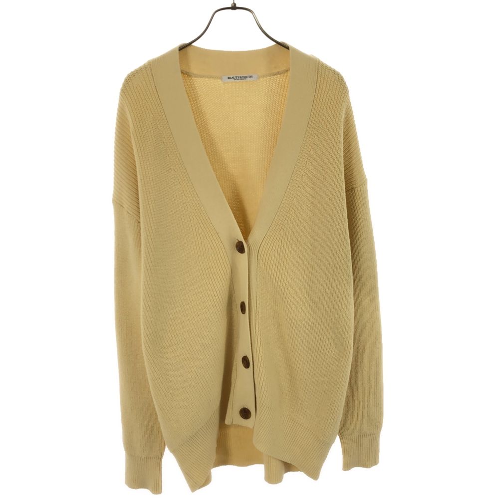 ビューティアンドユース 長袖 ニット カーディガン FREE イエロー系 BEAUTY&YOUTH UNITED ARROWS レディース