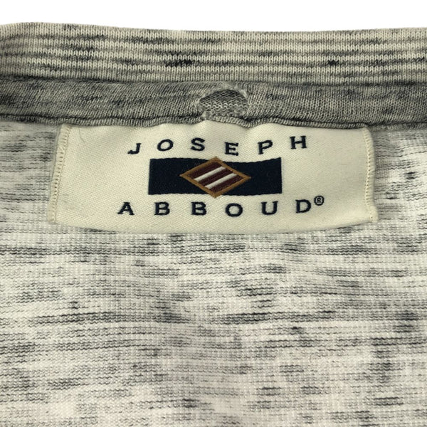 ジョセフアブード 日本製 長袖 Tシャツ M グレー JOSEPH ABBOUD ロンT メンズ