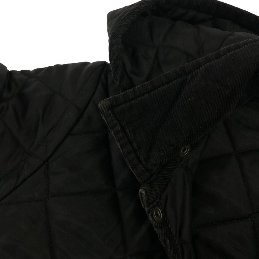 LAVENHAM ラベンハム イギリス製 長袖 キルティングコート 36 ブラック フード付き レディース