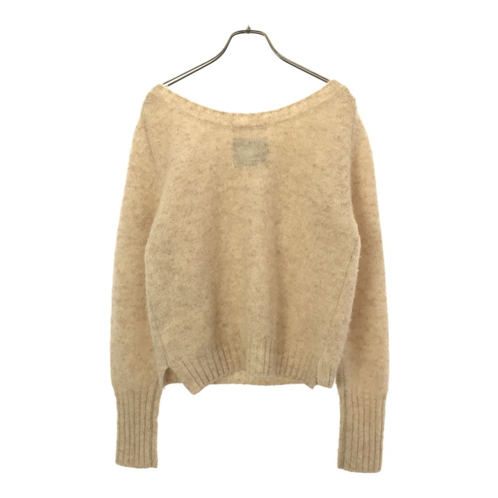 MACPHEE マカフィー Jamiesonsウール 日本製 長袖 ニット S ベージュ セーター レディース