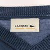 ラコステ 日本製 長袖 Vネック セーター 2 ネイビー LACOSTE ウール ニット メンズ