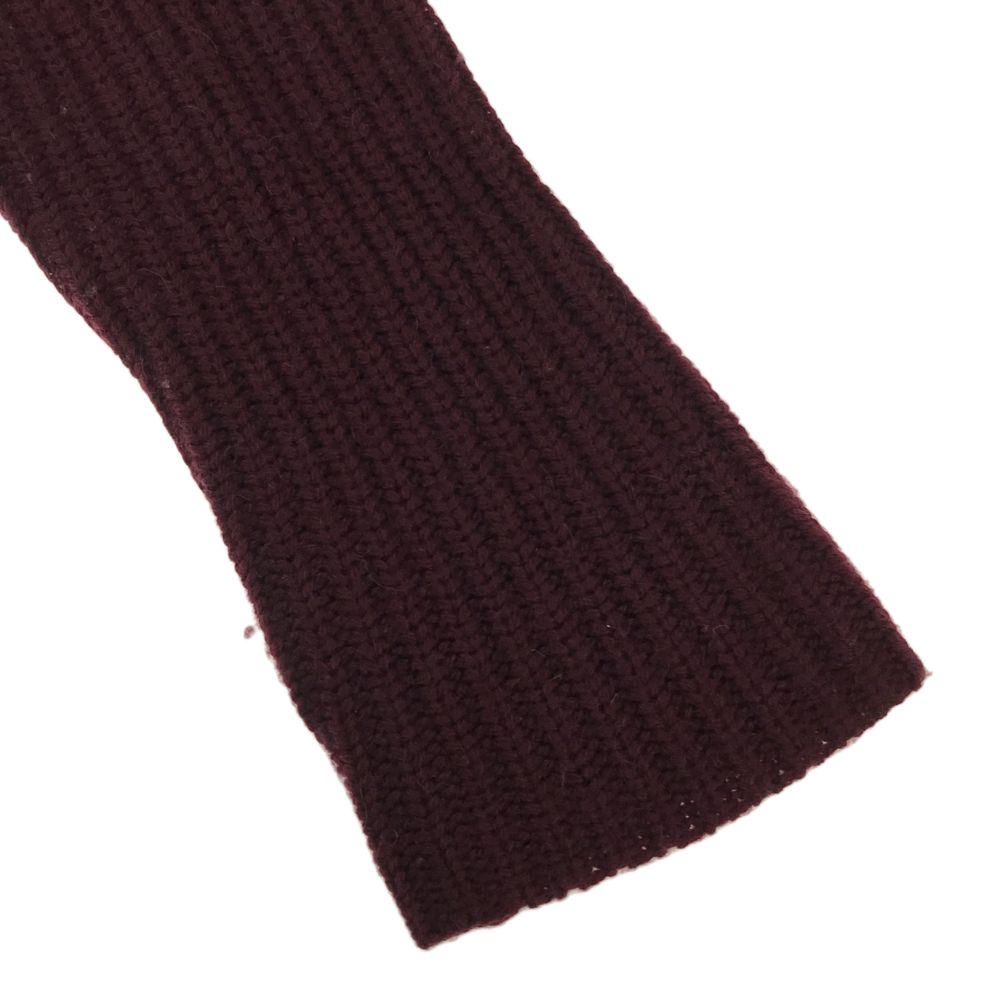 POLO RALPH LAUREN ポロラルフローレン ウールブレンド 長袖 ニット カーディガン S えんじ系 メンズ