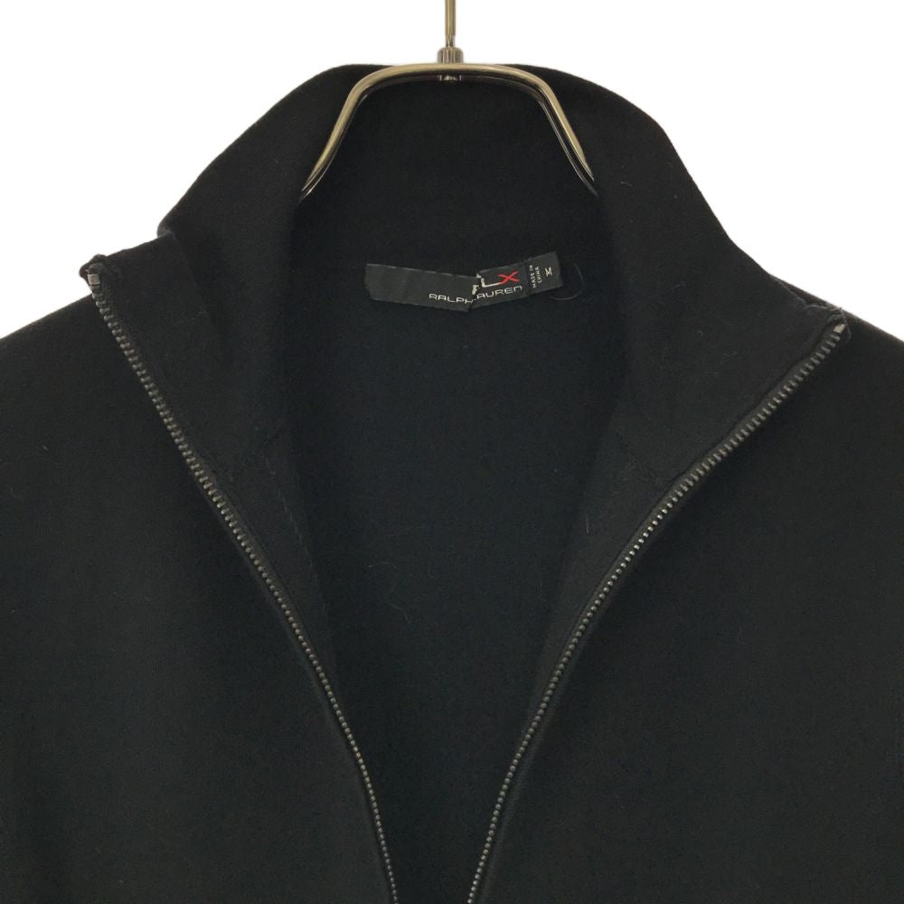 RLX Ralph Lauren アールエルエックス ラルフ ローレン ゴルフ 長袖 ダブル ジップパーカー Ｍ ブラック系 レディース