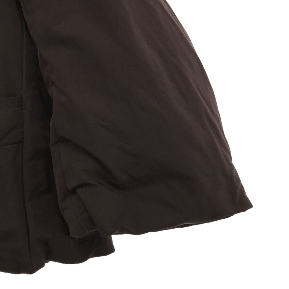 ユニクロ プラスジェイコラボ ショート ベルスリーブ ダウンジャケット xs ブラウン UNIQLO ＋Ｊ レディース