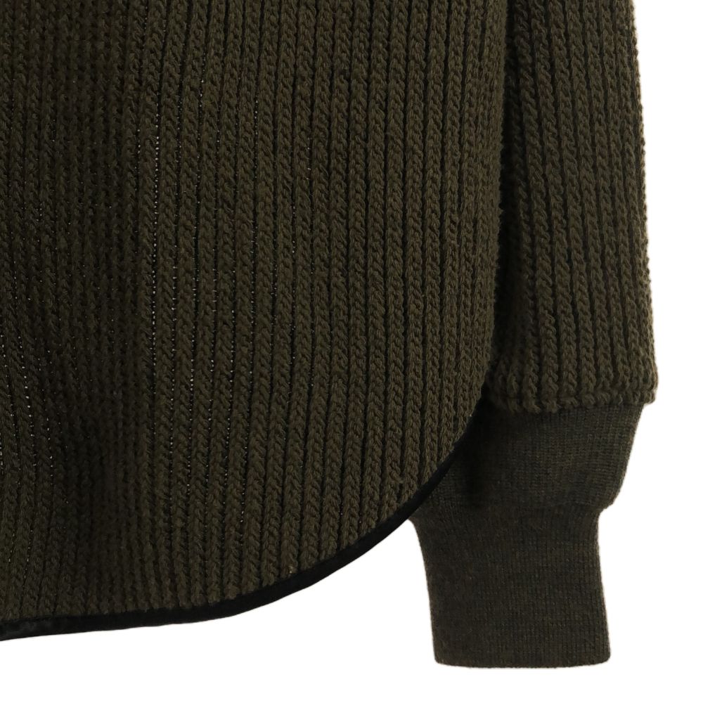 ザリラクス 日本製 長袖 ウール100％ セーター FREE カーキ THE RERACS ニット メンズ