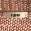 未使用 ファーファー モヘヤブレンド 長袖 ニット カーディガン F ピンク furfur ロング RWNT184076 レディース