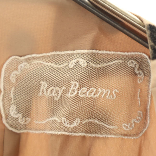 レイビームス ドット ノースリーブ ワンピース ブラウン系 Ray Beams レディース