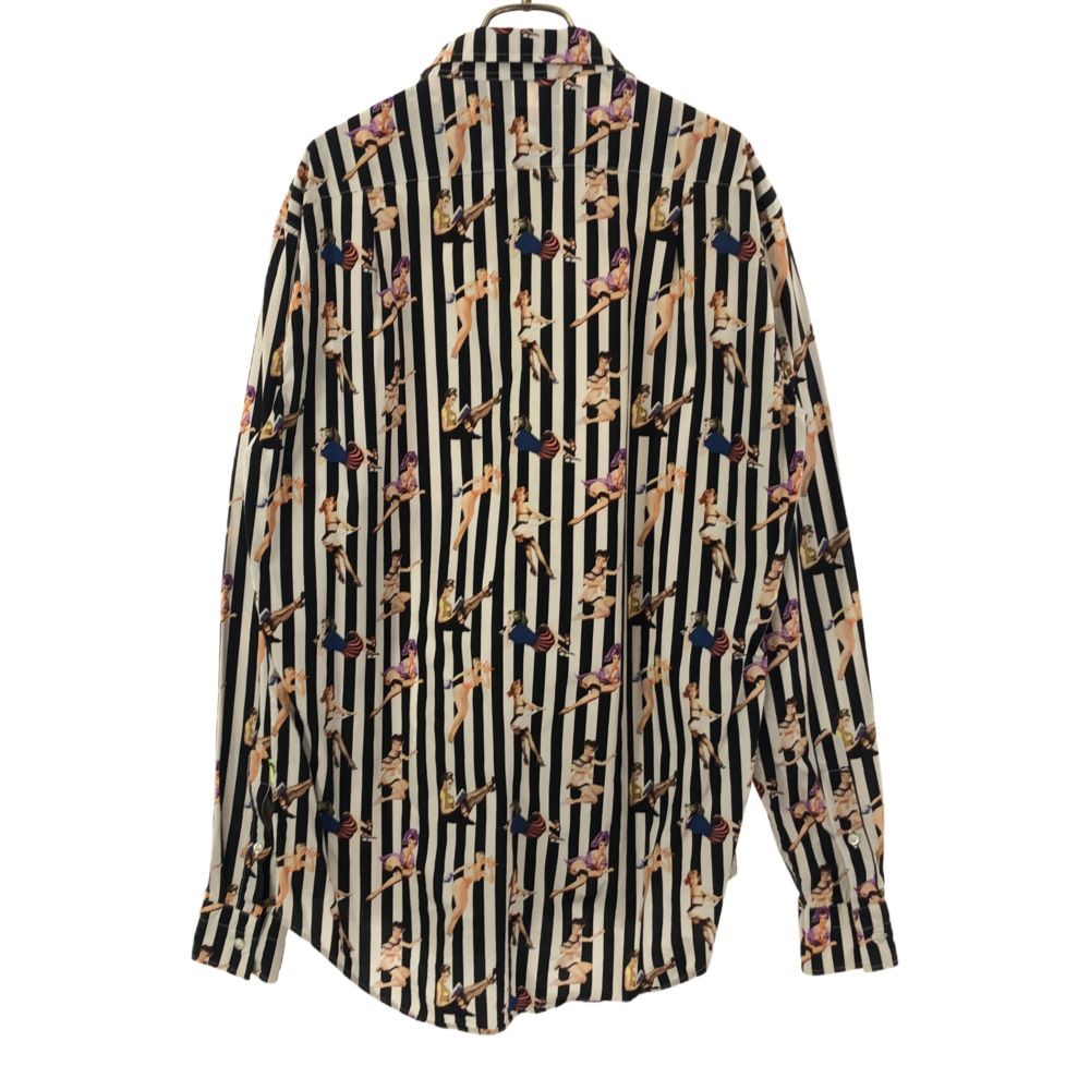 MSGM エムエスジーエム ストライプ 長袖 ボタンダウンシャツ 41 メンズ