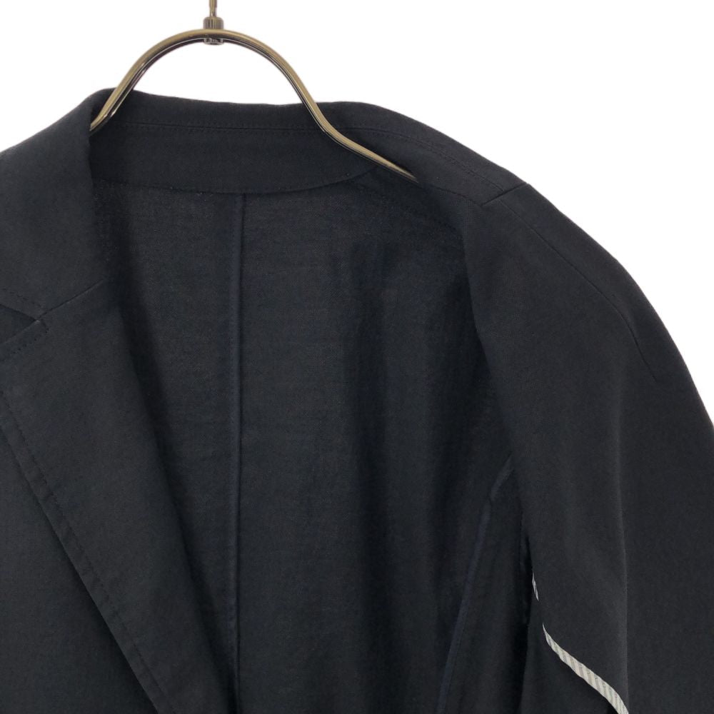 MACKINTOSH PHILOSOPHY マッキントッシュフィロソフィー 長袖 テーラードジャケット 40 ネイビー リネンブレンド レディース