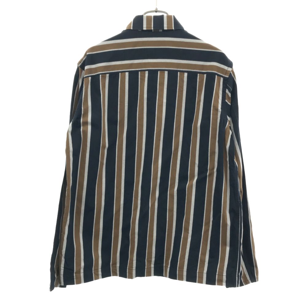 UNITED TOKYO ユナイテッドトウキョウ 日本製 ストライプ 長袖 シャツ 1 ネイビー系 メンズ