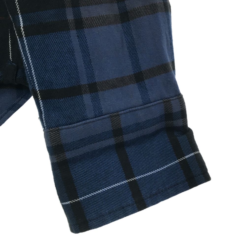 MofM マンオブムーズ 日本製 長袖 チェックシャツ 2 ネイビー系 メンズ