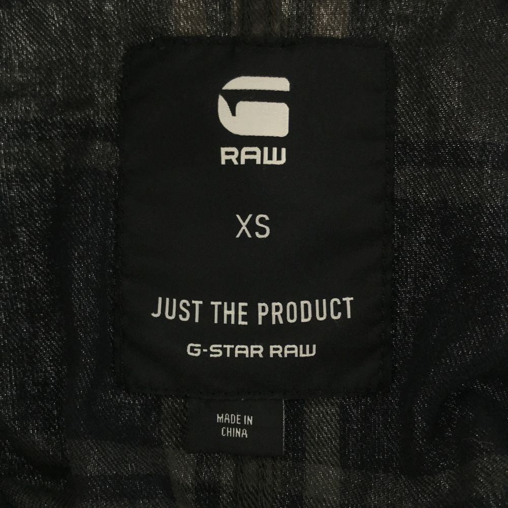 ジースターロウ 長袖 チェックシャツ XS グレー系 G-STAR RAW メンズ