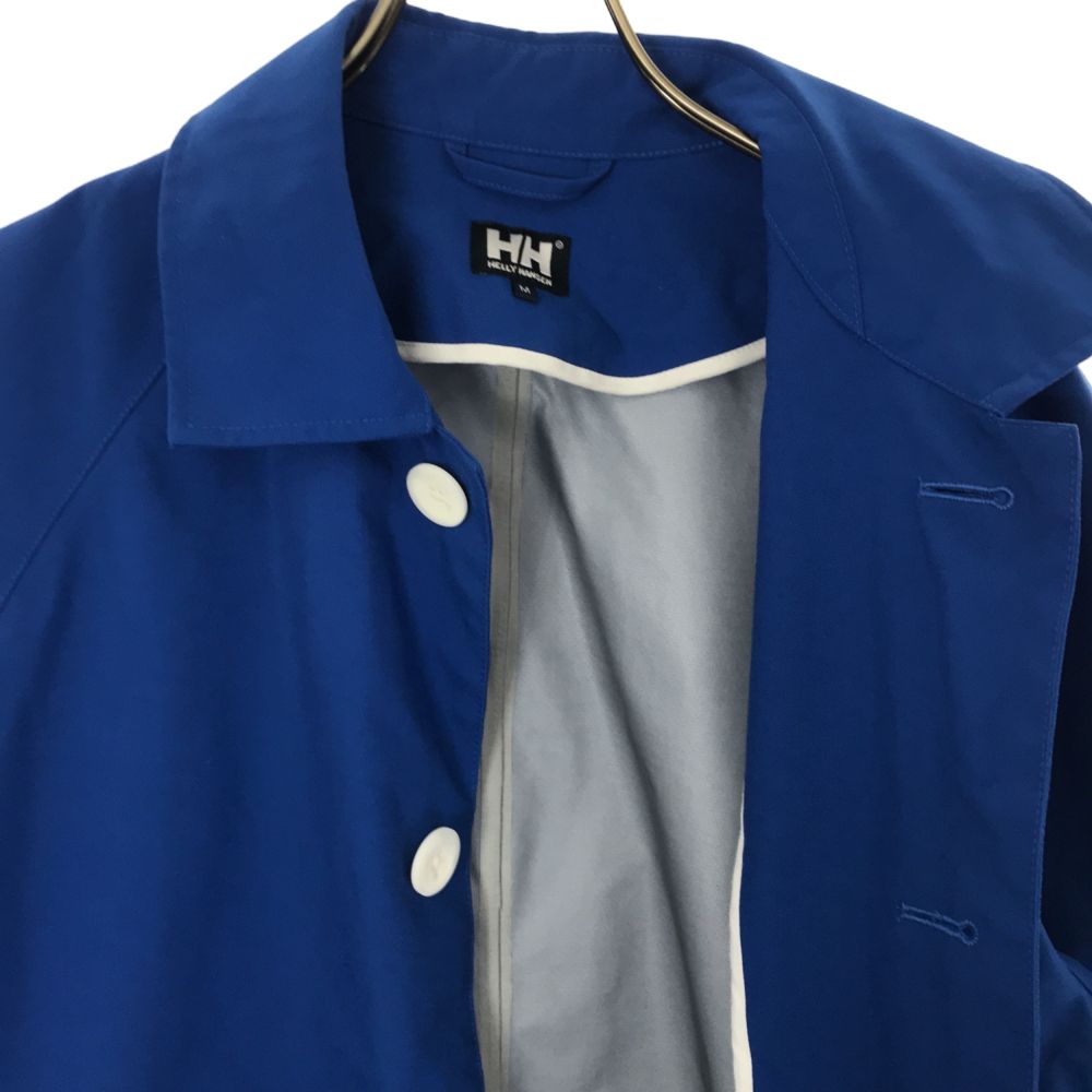 HELLY HANSEN ヘリーハンセン 長袖 ナイロン ステンカラーコート M ブルー メンズ