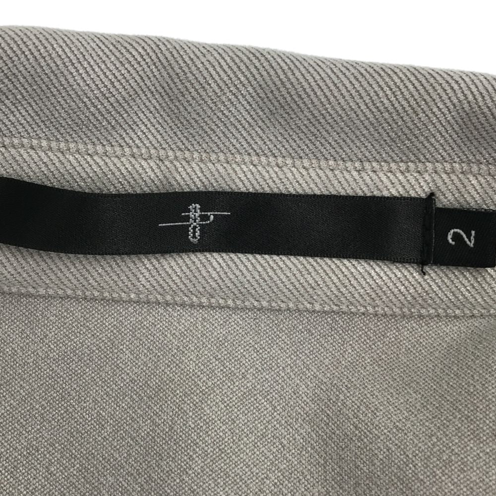 ノーアイディー 長袖 ウエスタンシャツ 2 グレー系 NO ID メンズ