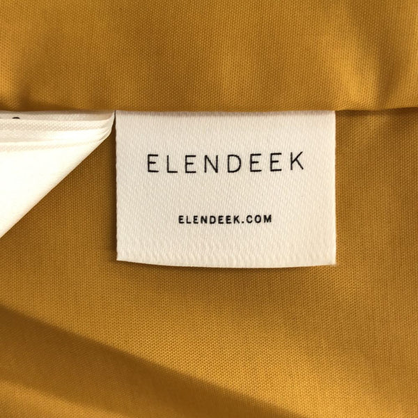 エレンディーク 日本製 長袖 袖 レース ワンピース 2 オレンジ系 ELENDEEK バックジップ レディース