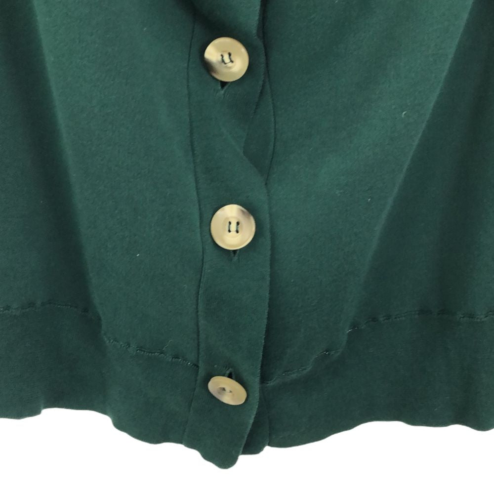 ENFOLD エンフォルド 長袖 4wayハイゲージコットン ニット 38 グリーン セーター レディース