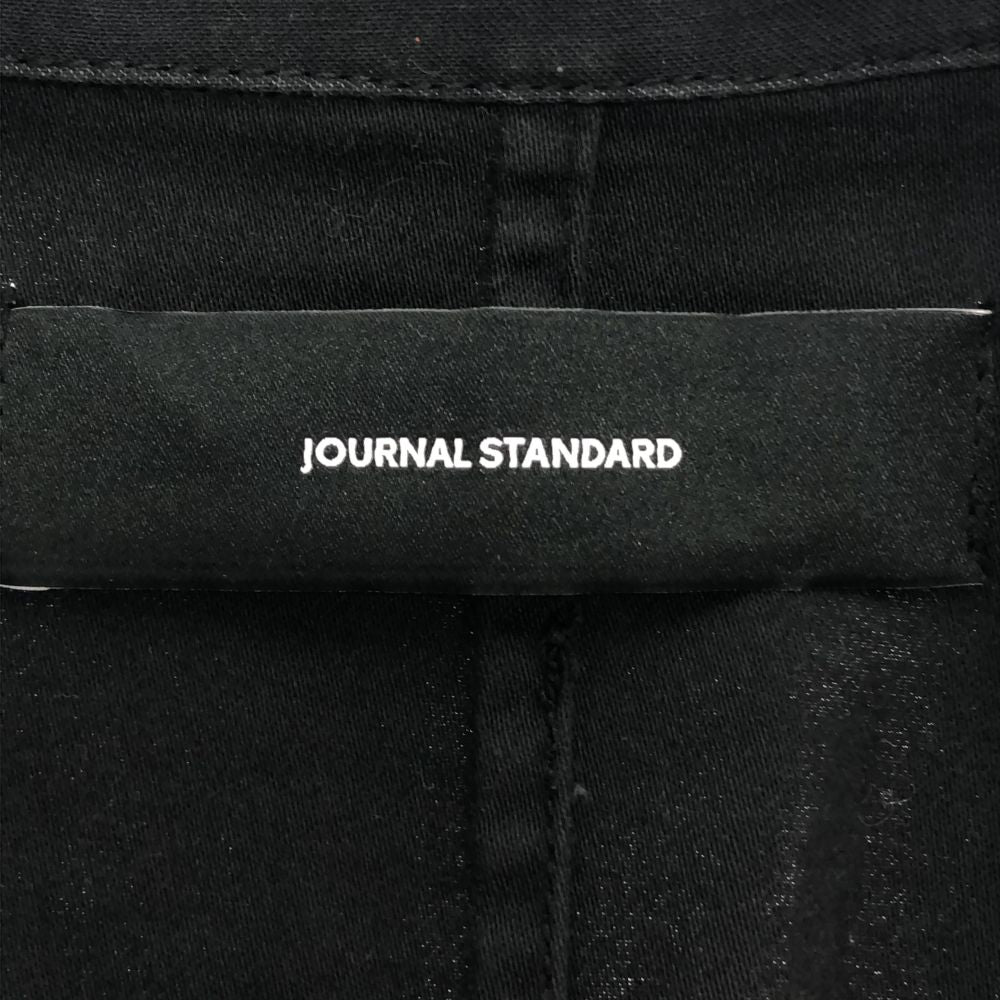 ジャーナルスタンダード 長袖 チェスターコート ブラック JOURNAL STANDARD コットン レディース