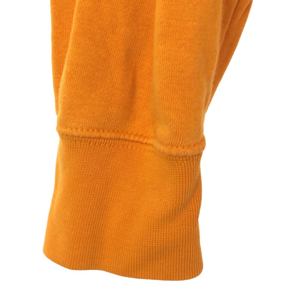 NIKE ナイキ プリントロゴ 長袖 スウェットパーカー M オレンジ プルオーバー トレーナー 裏起毛 メンズ