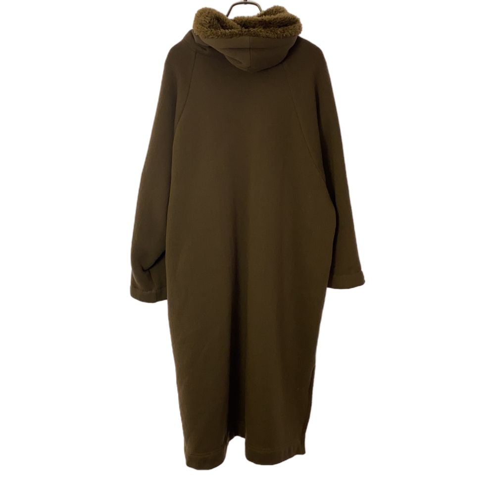 β ベータ 日本製 長袖 ボアコート 9 ブラウン ワッペン レディース