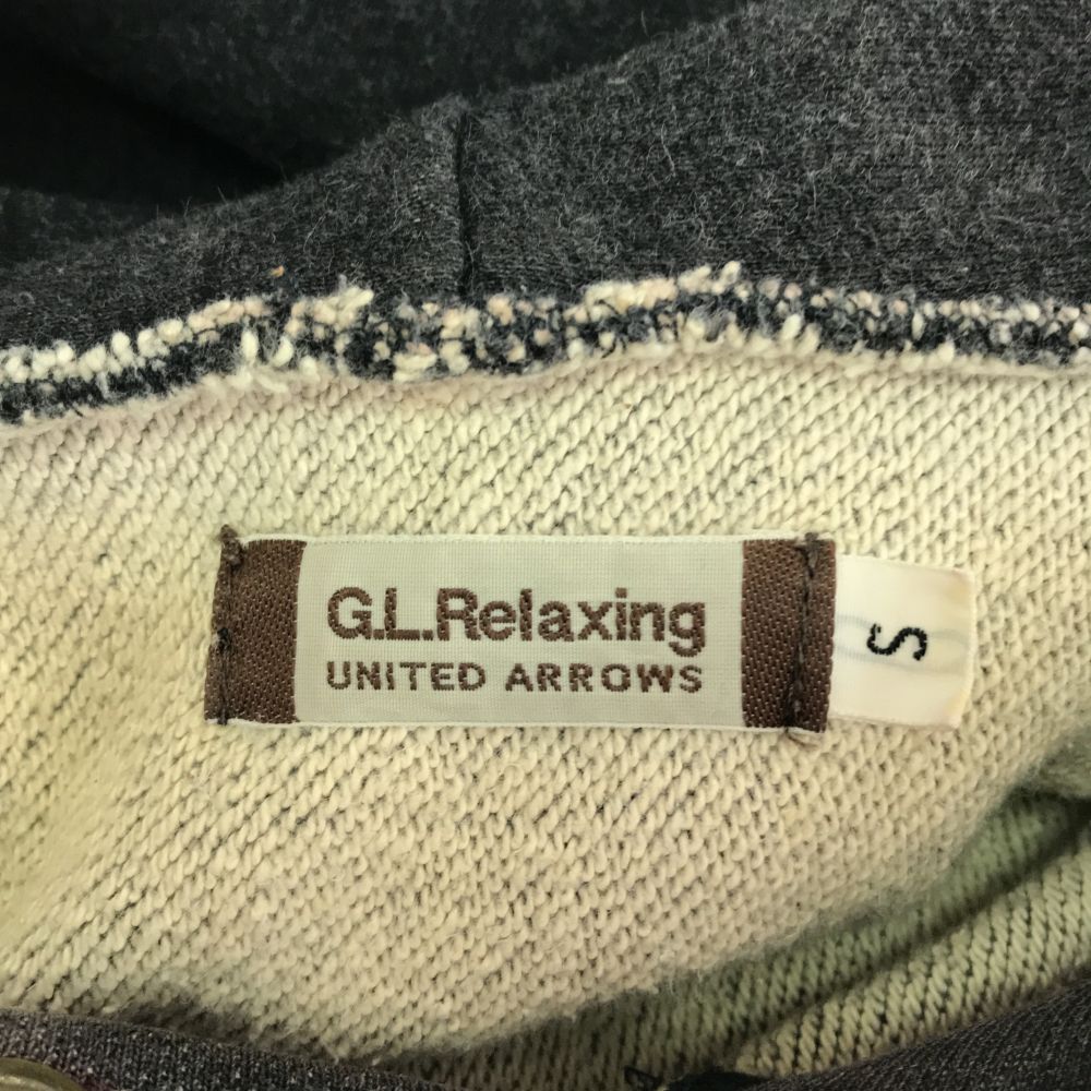 グリーンレーベルリラクシング 長袖 スウェットパーカー S グレー系 green label relaxing ユナイテッドアローズ UNITED ARROWS プルオーバー トレーナー メンズ