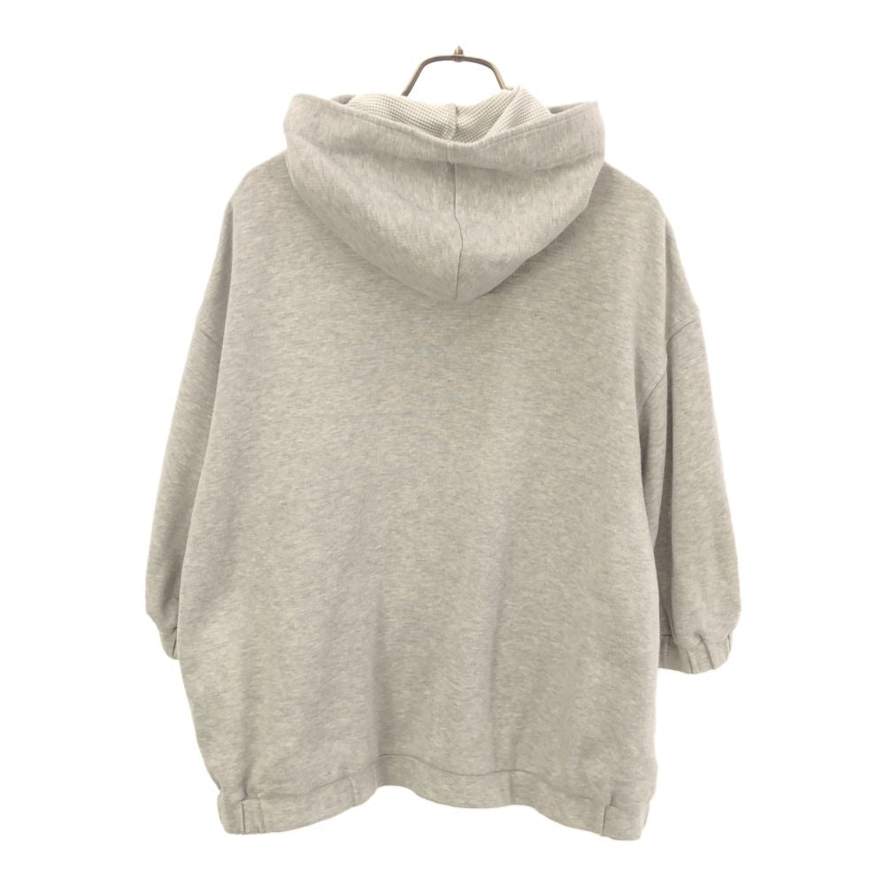 ネネット 半袖 スウェットパーカー 2 グレー Ne-net プルオーバー トレーナー レディース