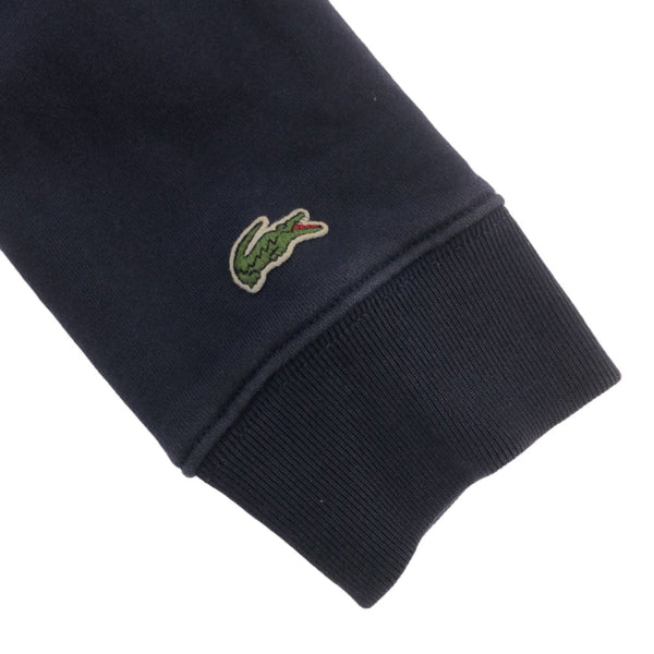 ラコステ ロゴ刺繍 長袖 スウェットパーカー S ネイビー LACOSTE プルオーバー トレーナー メンズ