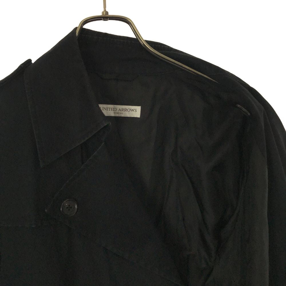 ユナイテッドアローズ トレンチコート S ブラック UNITED ARROWS メンズ