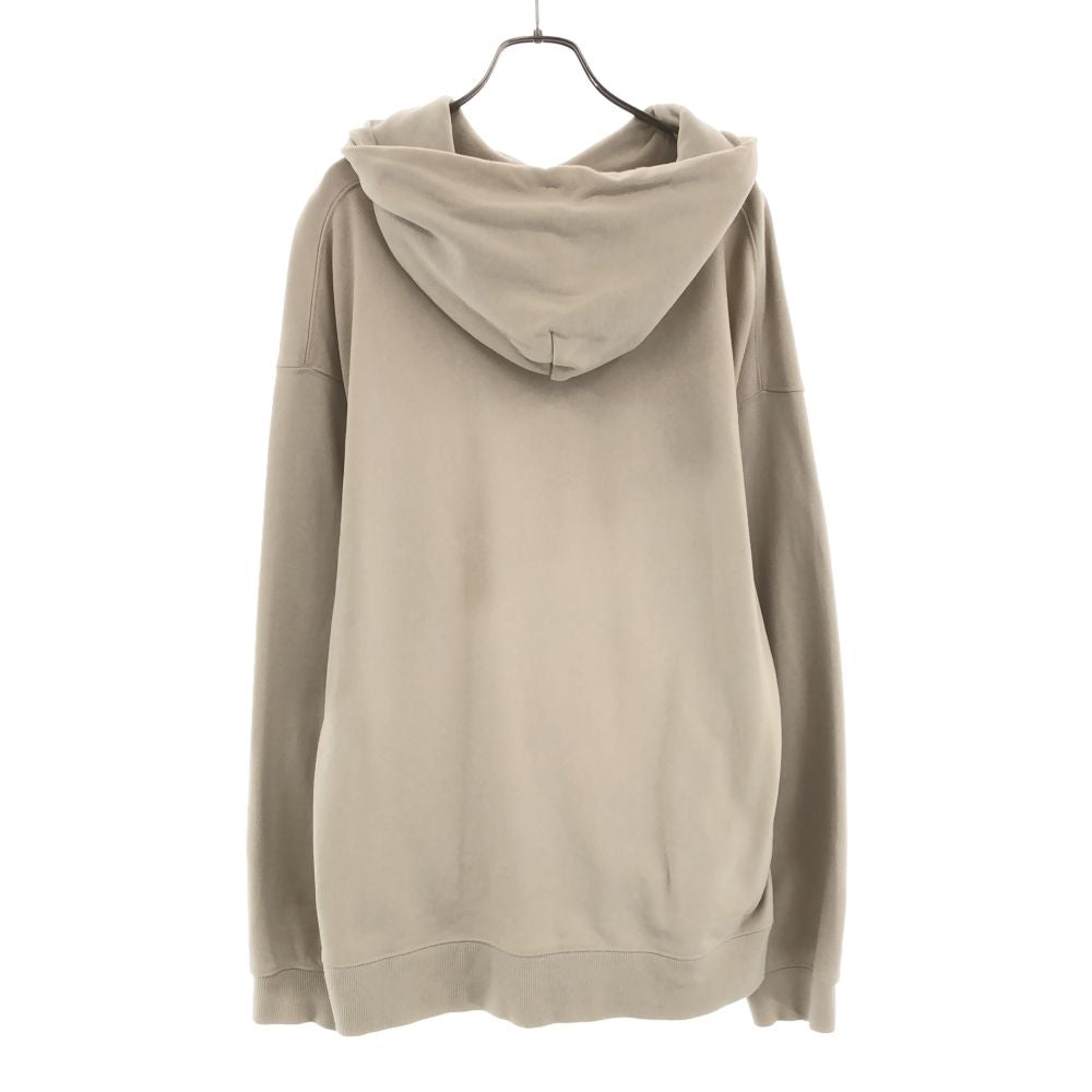 WYM LIDNM ウィムバイリドム 長袖 スウェットパーカー L ベージュ プルオーバー トレーナー メンズ