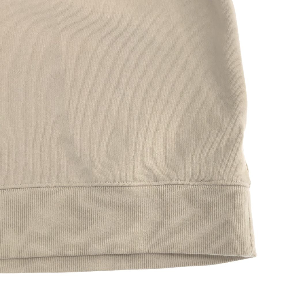 WYM LIDNM ウィムバイリドム 長袖 スウェットパーカー L ベージュ プルオーバー トレーナー メンズ