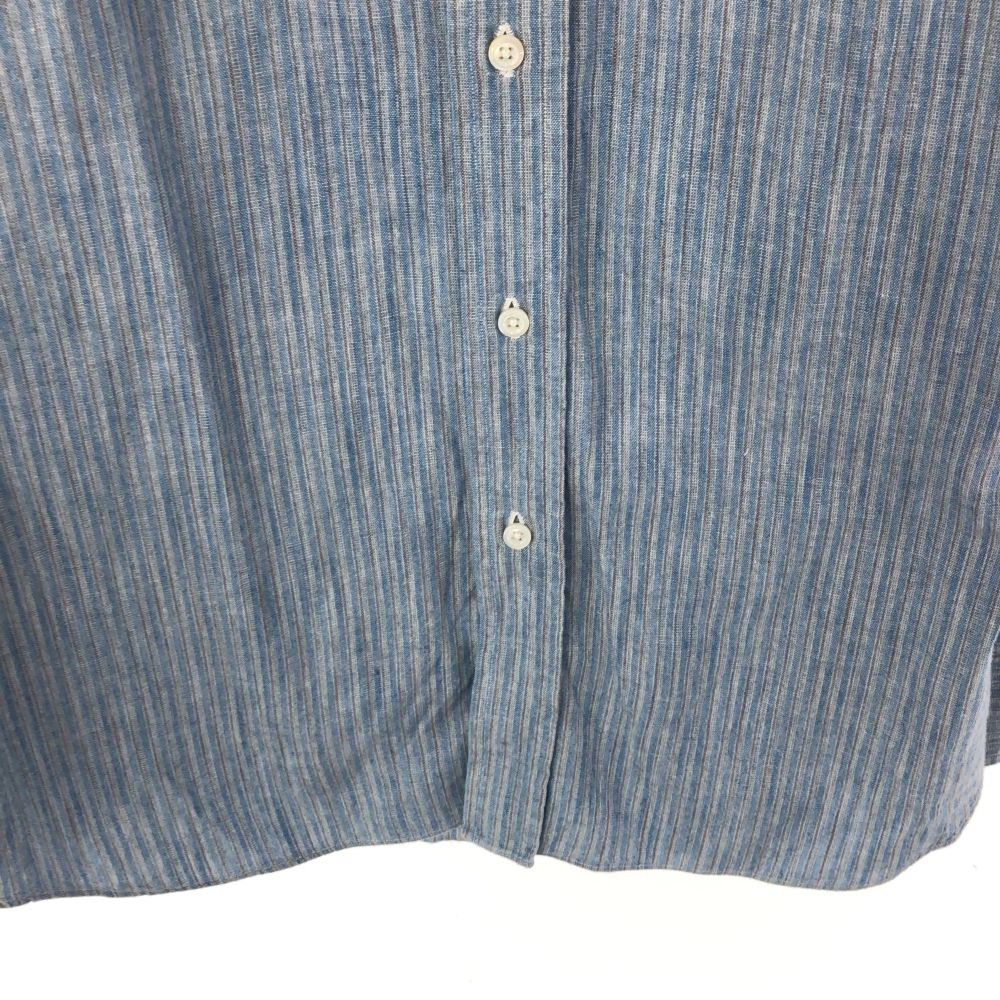 サルヴァトーレピッコロ ストライプ 長袖 シャツ 15/38 ブルー系 Salvatore Piccolo メンズ