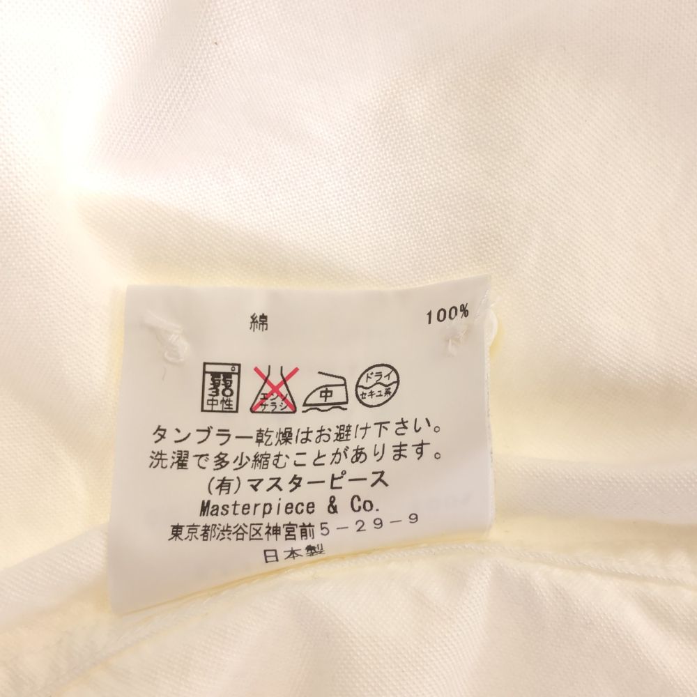 サイベーシックス 日本製 長袖 ボタンダウンシャツ 38 ホワイト SCYE BASICS メンズ