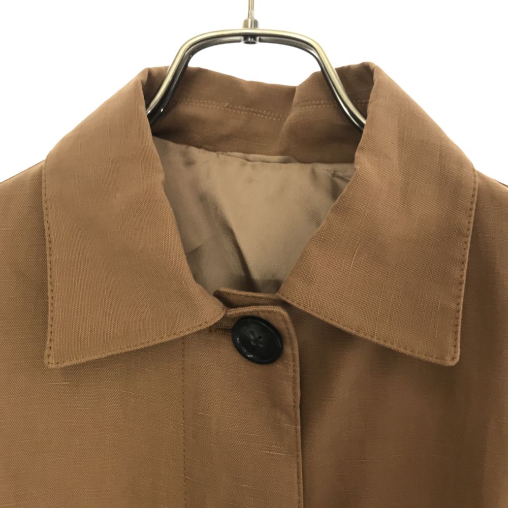 オフィシンジェネラル ステンカラーコート 38 ブラウン Officine Generale レディース