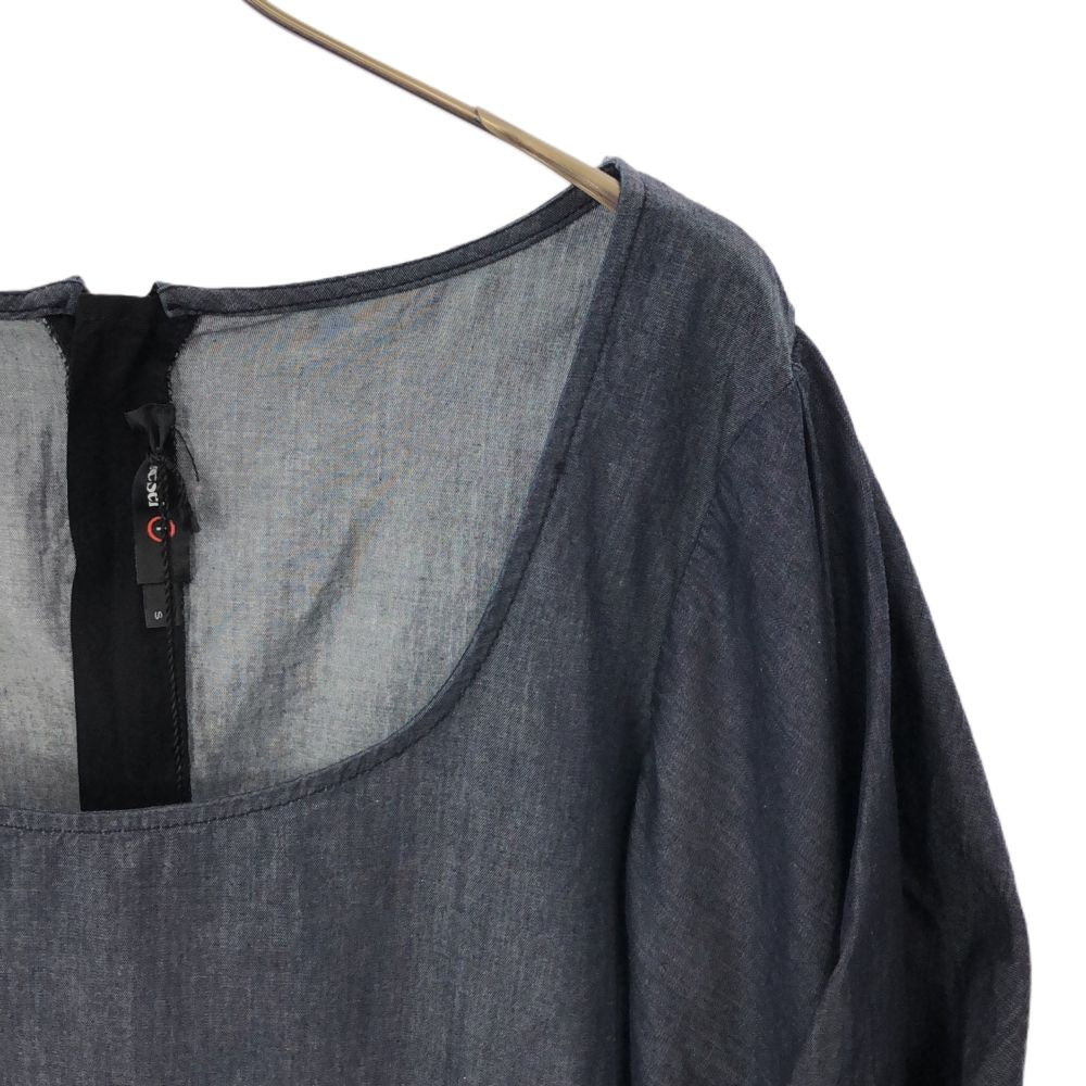 未使用 DIESEL ディーゼル 長袖 デザイン ワンピース S ネイビー系 レディース