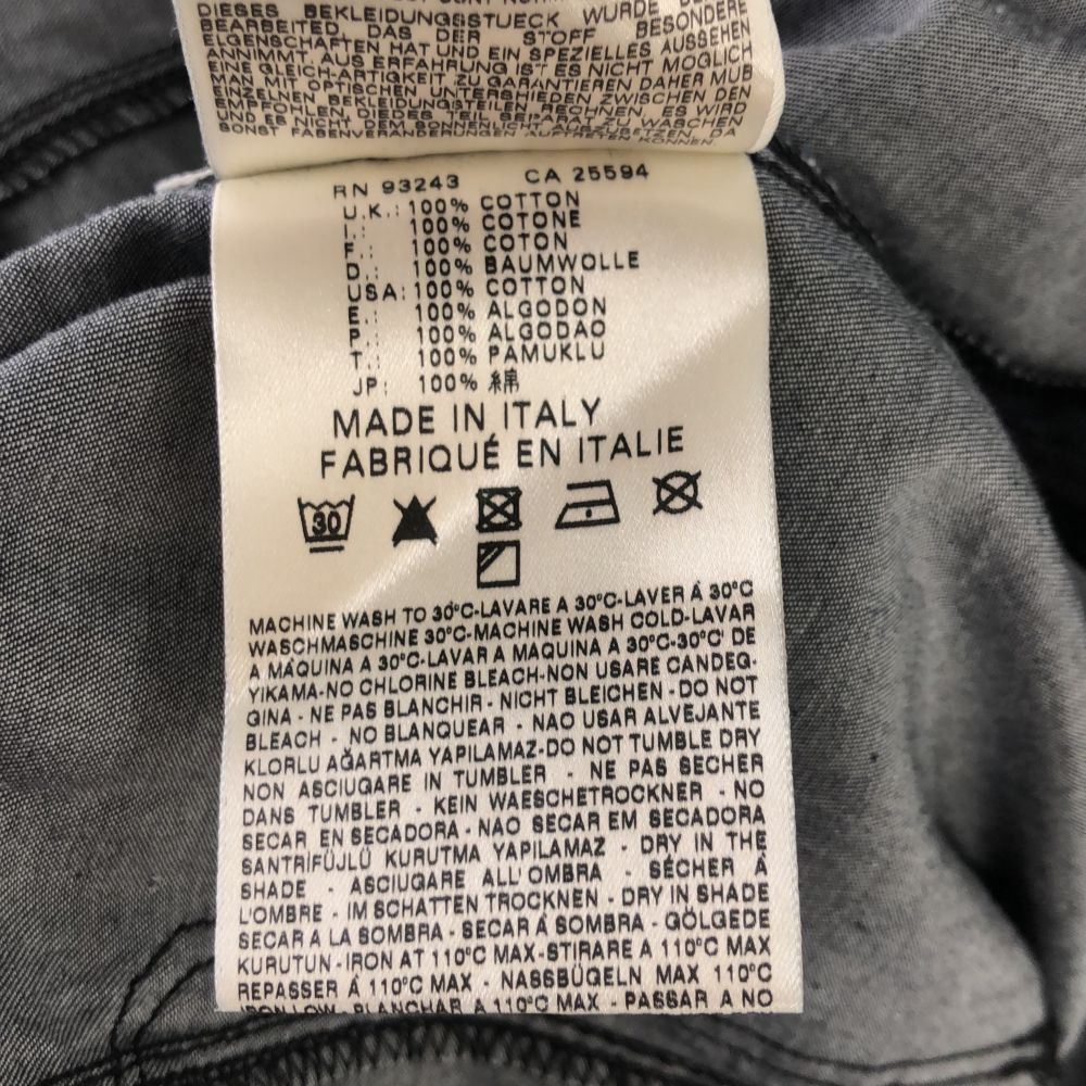 未使用 DIESEL ディーゼル 長袖 デザイン ワンピース S ネイビー系 レディース