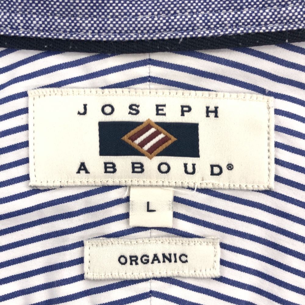 ジョセフアブード 長袖 ボタンダウンシャツ L ブルー JOSEPH ABBOUD メンズ