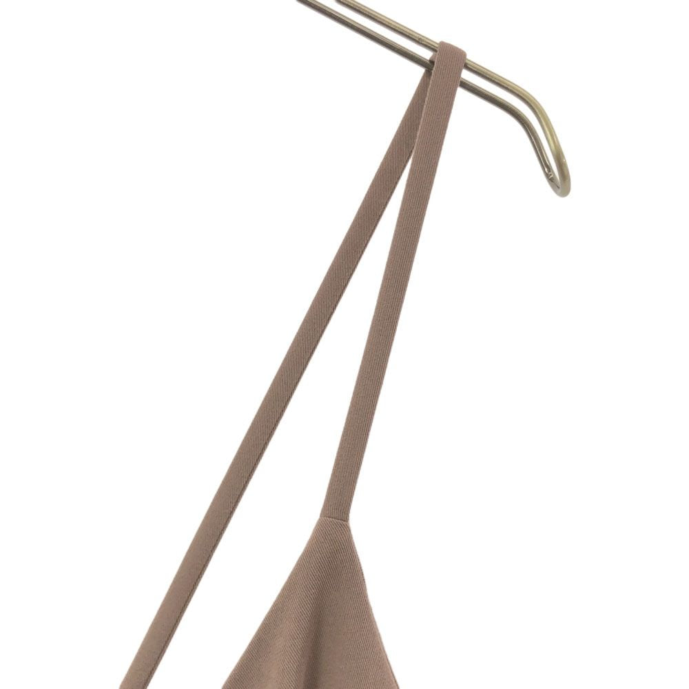 未使用 SNIDEL スナイデル ノースリーブ キャミワンピース  ブラウン系 タグ付き サイドジップ SWFO214059 レディース