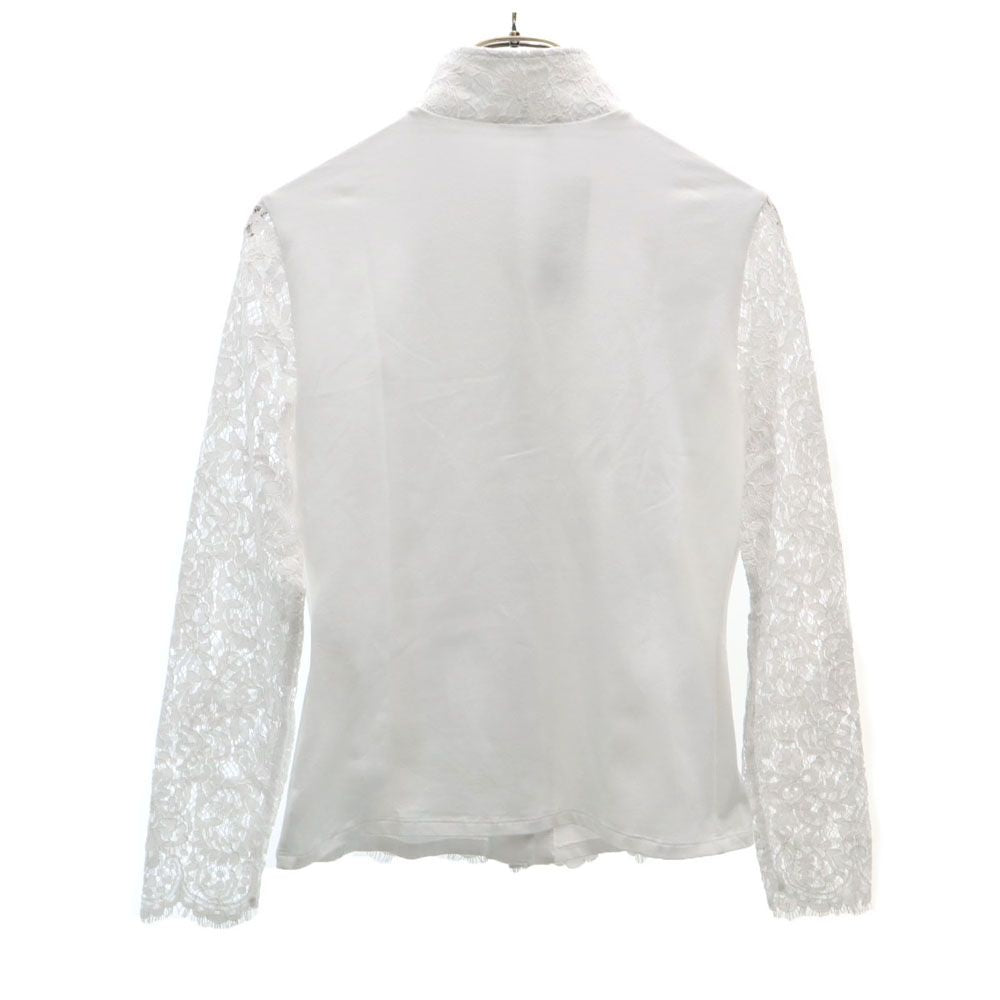 NARACAMICIE ナラカミーチェ 未使用 イタリア製 長袖 レース シャツ  ホワイト タグ付き レディース