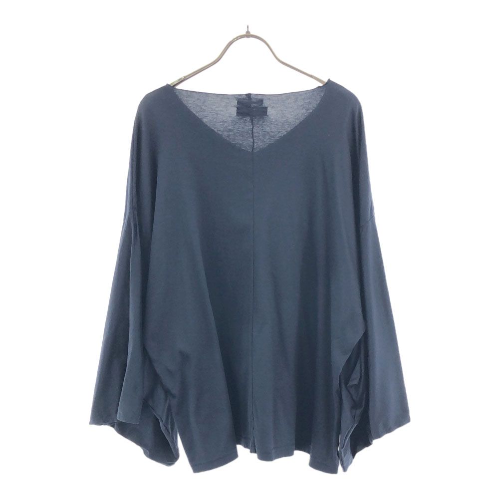 SOU・SOU ソウソウ 日本製 長袖 Vネック カットソー ネイビー レディース