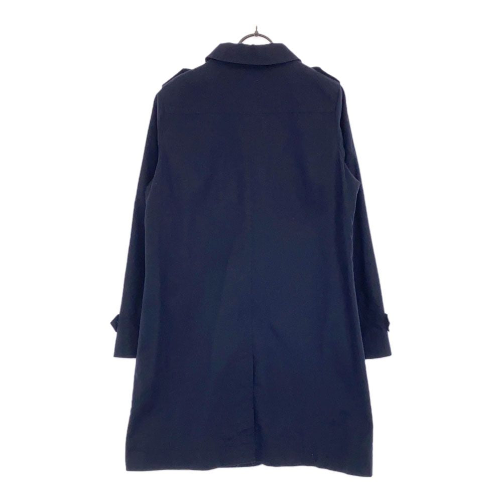 LACOSTE ラコステ 長袖 ステンカラーコート 42 ネイビー レディース