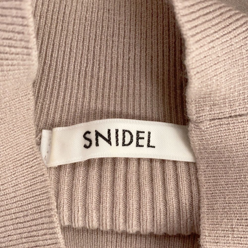 SNIDEL スナイデル 長袖 ニット ロングワンピース ONE SIZE ベージュ系 ボレロ SWNO224290 レディース