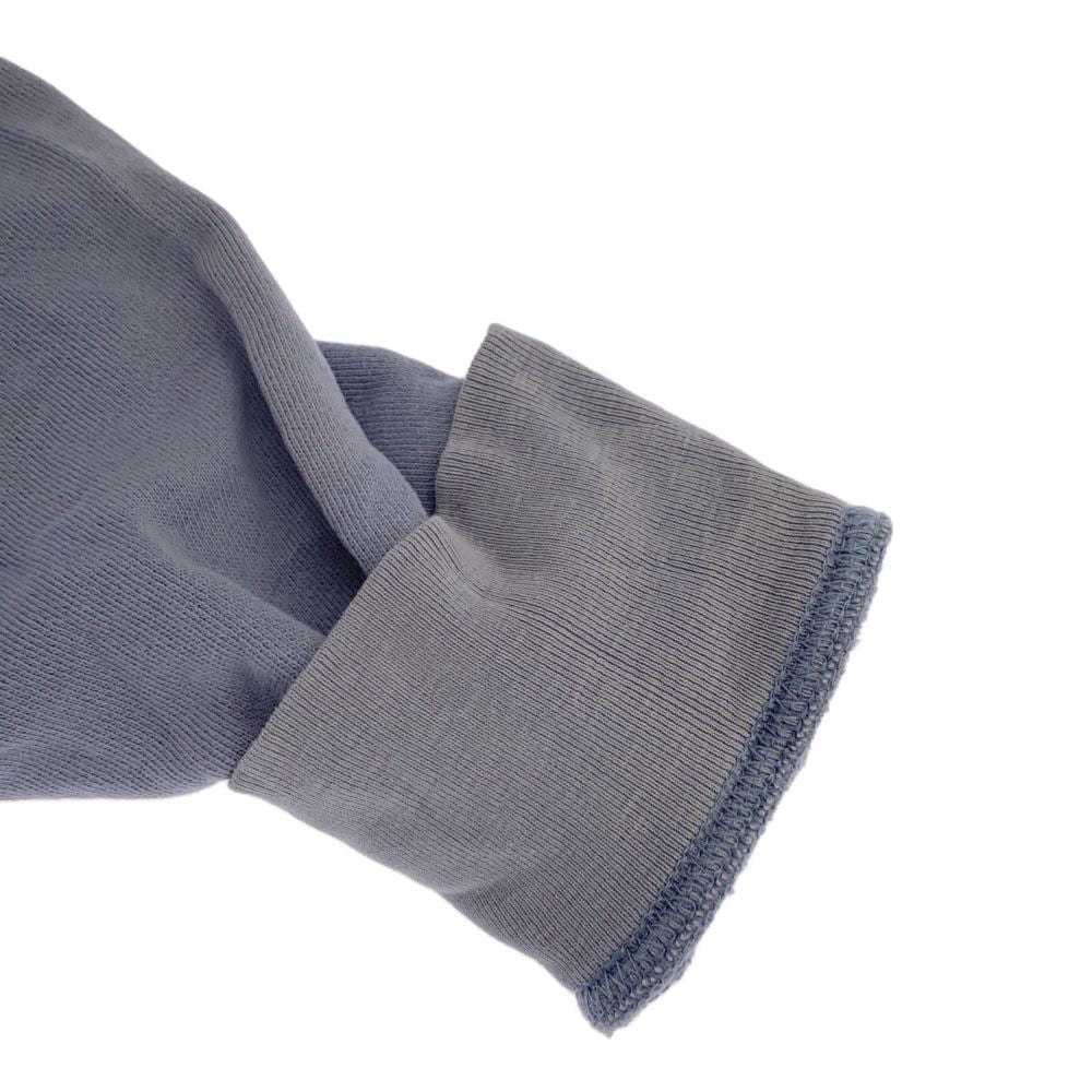 MAISON SPECIAL メゾンスペシャル プリント 長袖 スウェットパーカー 42 ライトブルー プルオーバー トレーナー メンズ