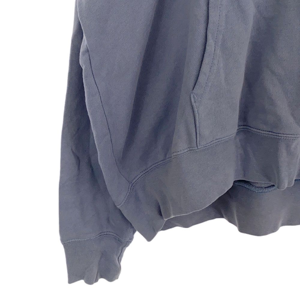 MAISON SPECIAL メゾンスペシャル プリント 長袖 スウェットパーカー 42 ライトブルー プルオーバー トレーナー メンズ