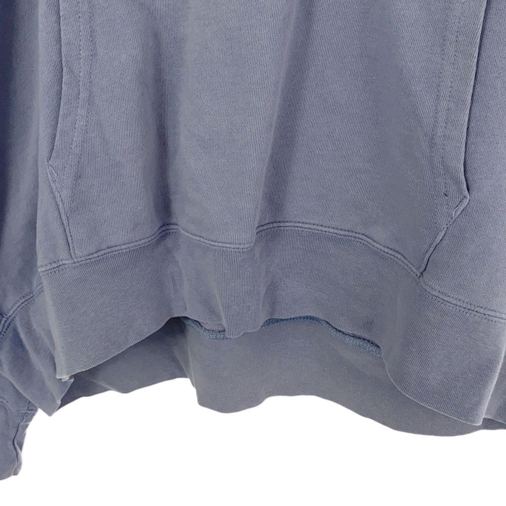 MAISON SPECIAL メゾンスペシャル プリント 長袖 スウェットパーカー 42 ライトブルー プルオーバー トレーナー メンズ