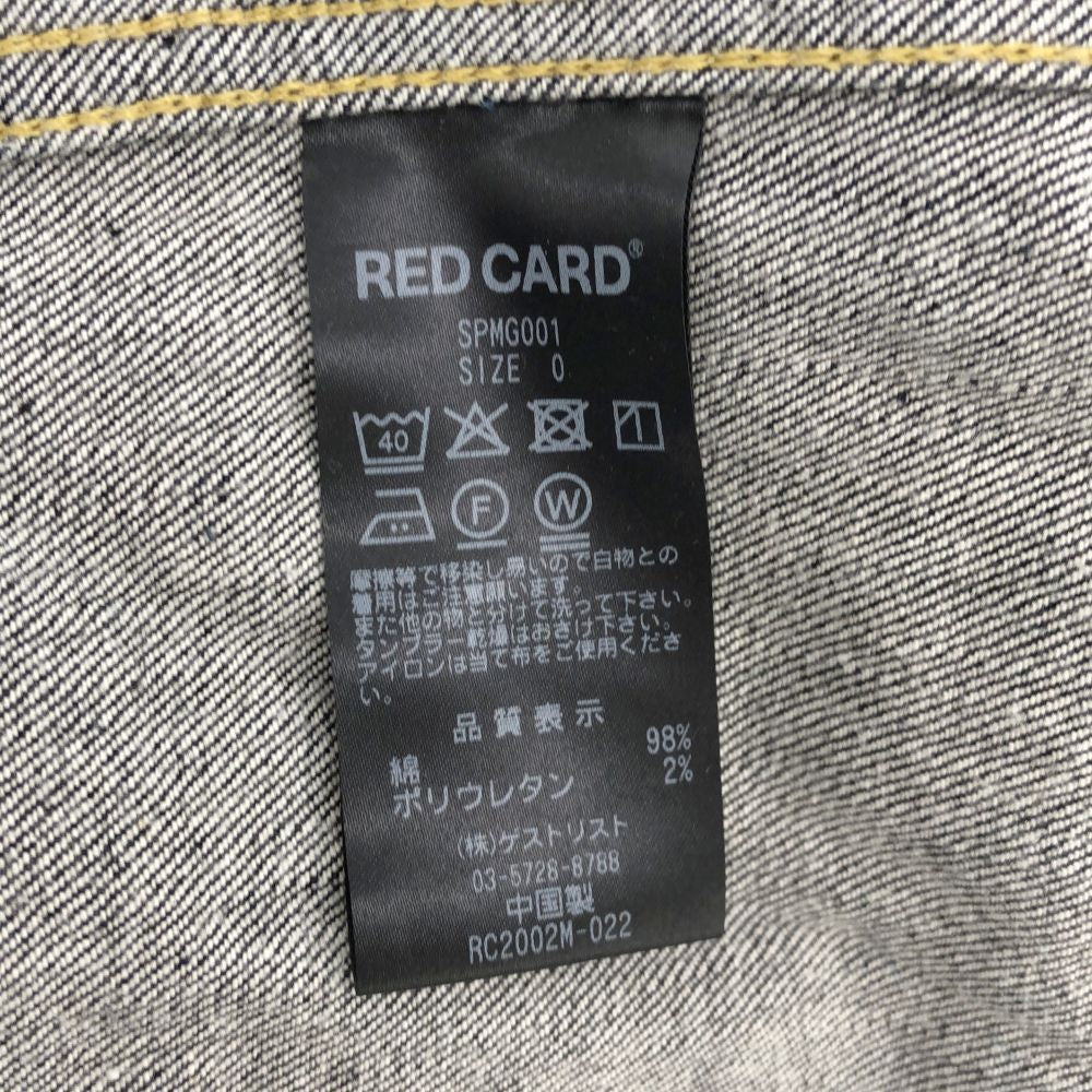 RED CARD レッドカード 長袖 デニムジャケット  Gジャン レディース