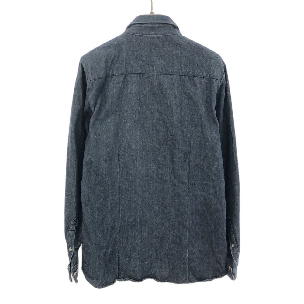 NO ID ノーアイディー 長袖 しわ加工 デニムシャツ 1 メンズ