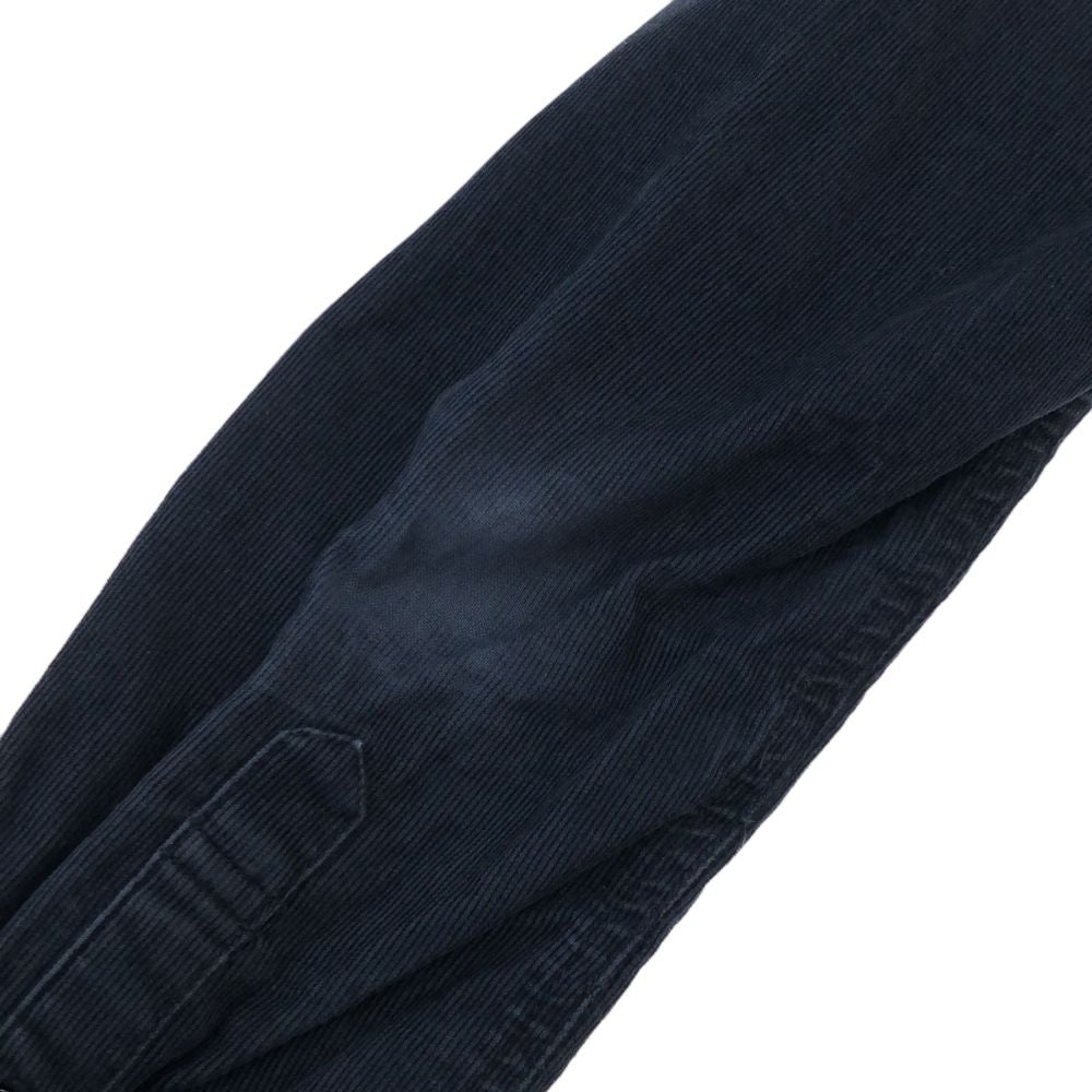 NO ID ノーアイディー 刺繍 長袖 コーデュロイシャツ 1 ネイビー メンズ