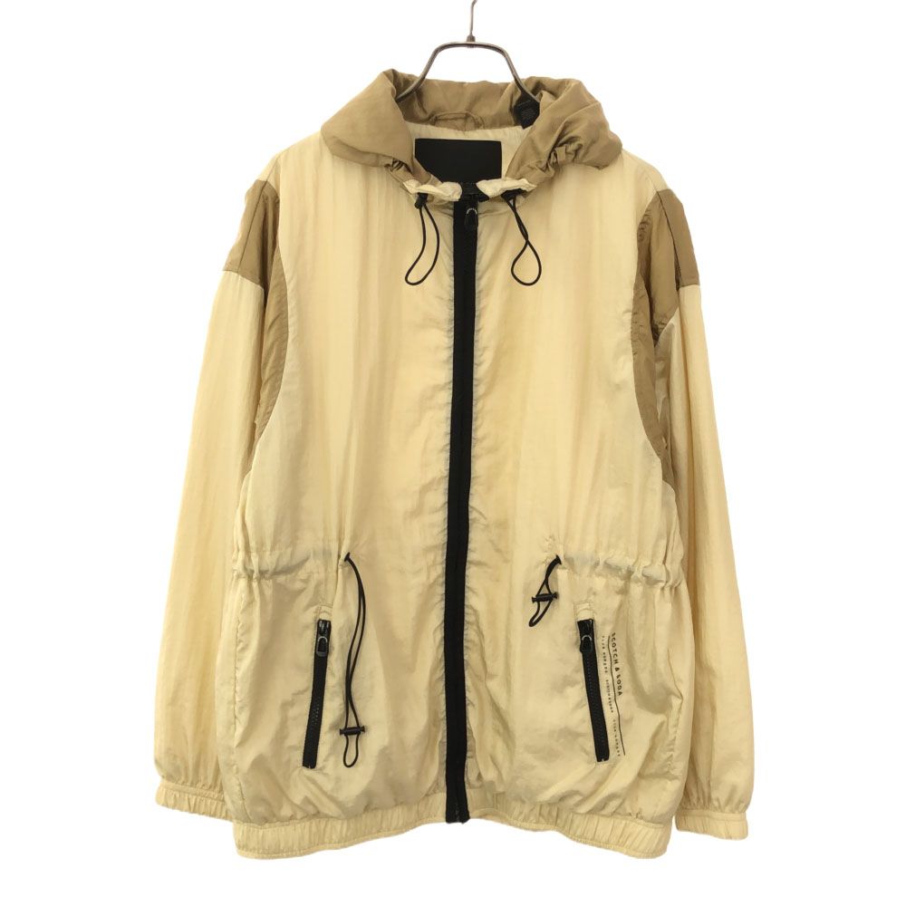 SCOTCH&SODA スコッチアンドソーダ 長袖 ナイロンジャケット S ベージュ系 ジャンパー メンズ